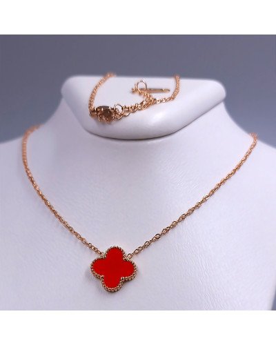 Ланцюжок із кулоном Stainless Steel. Сталь. Позолота ЧВ. Довжина: 46.5-51.5 см Діаметр кулона: 15 мм