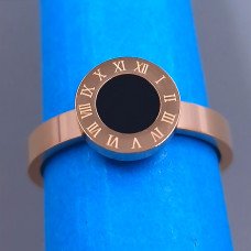Каблучка Stainless Steel. Сталь. Позолота ЧВ. Є: 16р 17р 18р 19р