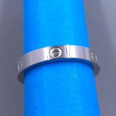 Каблучка Stainless Steel. Сталь. Родій. Є: 19р 20р