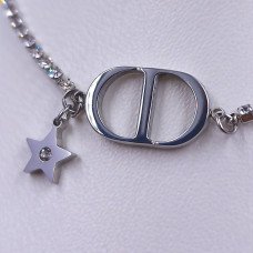 Ланцюжок Stainless Steel з кулонами. Сталь. Родій. Камені: циркон. Довжина ланцюжка: 43-47.5 см