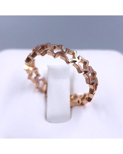 Каблучка Stainless Steel. Сталь. Позолота ЧВ. Є: 19р 20р 21р