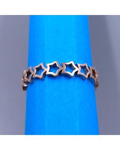 Каблучка Stainless Steel. Сталь. Позолота ЧВ. Є: 19р 20р 21р
