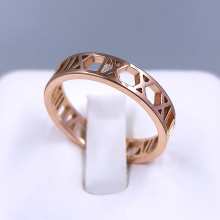 Каблучка Stainless Steel. Сталь. Позолота ЧВ. Є: 17р 18р 19р 20р 21р