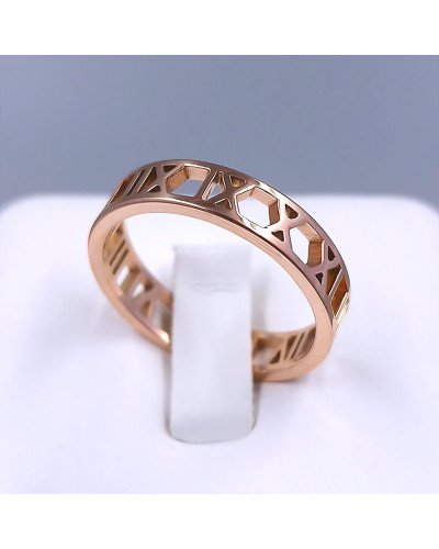 Каблучка Stainless Steel. Сталь. Позолота ЧВ. Є: 17р 18р 19р 20р 21р
