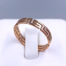 Каблучка Stainless Steel. Сталь. Позолота ЧВ. Є: 18р 19р 20р 21р