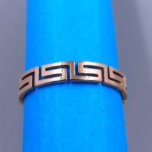 Каблучка Stainless Steel. Сталь. Позолота ЧВ. Є: 18р 19р 20р 21р