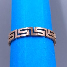 Каблучка Stainless Steel. Сталь. Позолота ЧВ. Є: 18р 19р 20р 21р