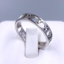 Каблучка Stainless Steel. Сталь. Родій. Є: 19р 20р 21р