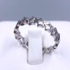 Каблучка Stainless Steel. Сталь. Родій. Є: 19р 20р