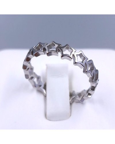 Каблучка Stainless Steel. Сталь. Родій. Є: 19р 20р