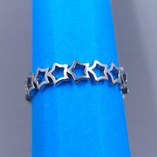 Каблучка Stainless Steel. Сталь. Родій. Є: 19р 20р