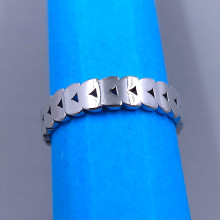 Каблучка Stainless Steel. Сталь. Родій. Є: 17р 19р 20р 21р
