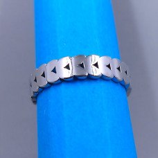 Каблучка Stainless Steel. Сталь. Родій. Є: 17р 19р 20р 21р