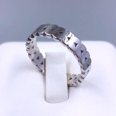 Каблучка Stainless Steel. Сталь. Родій. Є: 17р 19р 20р 21р