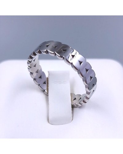 Каблучка Stainless Steel. Сталь. Родій. Є: 17р 19р 20р 21р