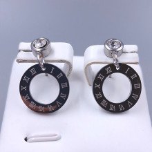 Сережки-гвоздики Stainless Steel. Сталь. Родій. Довжина: 24 мм. Ширина: 15 мм.