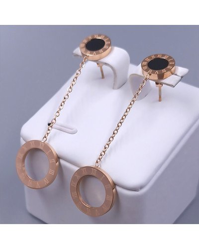 Сережки-гвоздики Stainless Steel. Сталь. Позолота ЧВ. Довжина: 54 мм. Ширина: 15 мм.