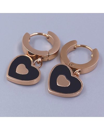 Сережки Stainless Steel. Сталь. Позолота ЧВ. Довжина: 27 мм. Ширина: 13 мм.