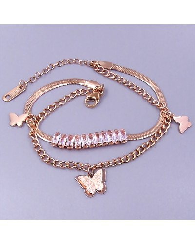 Браслет Stainless Steel. Сталь. Позолота ЧВ. Довжина: 17-21 см