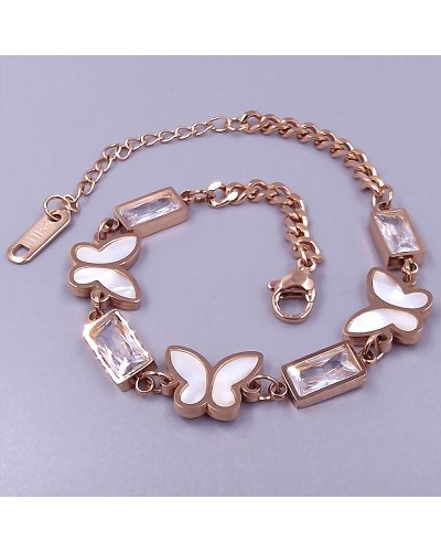 Браслет Stainless Steel. Сталь. Позолота ЧВ. Довжина: 17.5-21 см