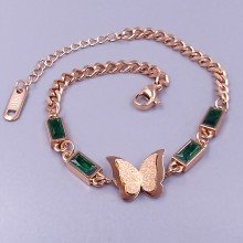 Браслет Stainless Steel. Сталь. Позолота ЧВ. Довжина: 17.5-21 см