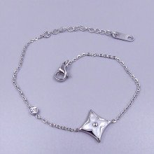 Браслет Stainless Steel. Сталь. Родій. Довжина: 17-20 см