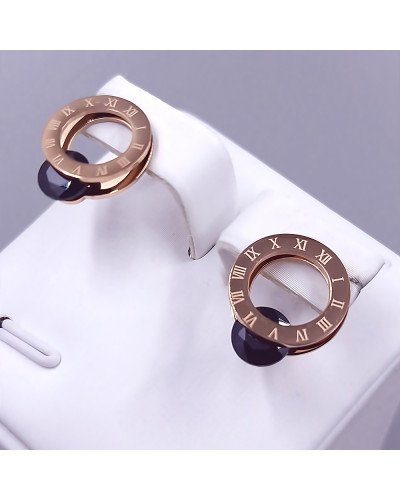 Сережки-гвоздики Stainless Steel. Сталь. Позолота ЧВ. Довжина: 14 мм. Ширина: 12 мм.