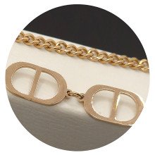 Браслет Stainless Steel. Сталь. Позолота ЧВ. Довжина: 20-24 см