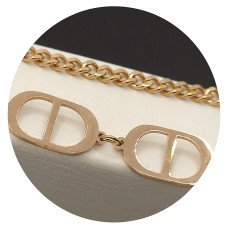 Браслет Stainless Steel. Сталь. Позолота ЧВ. Довжина: 20-24 см