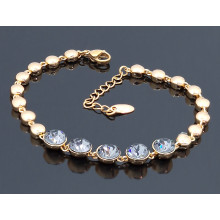 Браслет XР. Позолота 18К. Камені: Swarovski. Довжина: 17-20см.