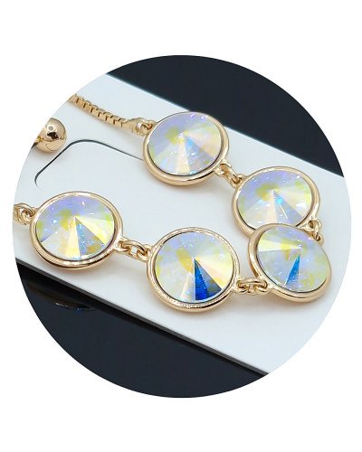 Браслет XР. Позолота 18К. Камені: Swarovski. Довжина: 25 см.