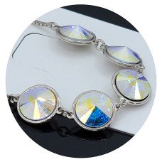 Браслет XР. Родій. Камені: Swarovski. Довжина: 25 см.