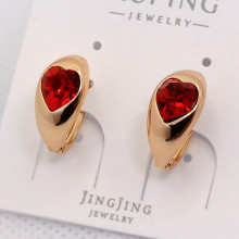 Сережки ХР. Позолота 18К. Камені: Swarovski. Довжина: 16 мм, ширина: 8 мм
