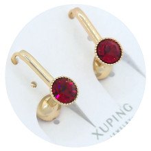 Сережки ХР. Позолота 18К. Камені: Swarovski. Довжина: 15 мм, ширина: 13 мм