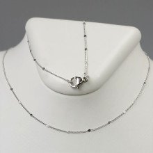 Ланцюжок XР. Родій. Довжина: 45 см Ширина: 1 мм