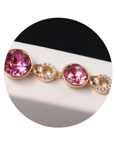 Браслет XР. Позолота 18К. Камені: Swarovski. Довжина: 17.5-20 см.