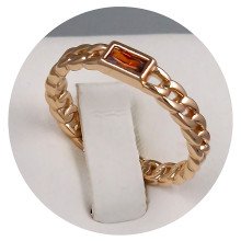 Каблучка XР. Позолота 18К. Камені: циркон. Є: 16р 17р 18р 19р
