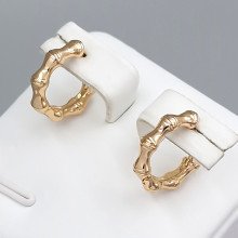 Сережки ХР. Позолота 18К. Діаметр: 11 мм. ширина: 2 мм.
