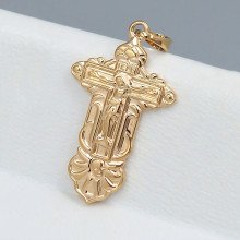 Хрестик ХР. Позолота 18К. Довжина: 30 мм. Ширина: 17 мм.