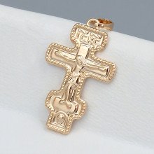 Хрестик ХР. Позолота 18К. Довжина: 27 мм. Ширина: 17 мм.