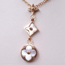 Ланцюжок Stainless Steel з кулоном. Сталь. Позолота ЧВ. Довжина ланцюжка: 41-46 см. Діаметр: 11 мм.
