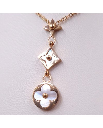 Ланцюжок Stainless Steel з кулоном. Сталь. Позолота ЧВ. Довжина ланцюжка: 41-46 см. Діаметр: 11 мм.
