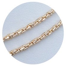 Ланцюжок XР M&L. Позолота 18К. Довжина: 45 см. Ширина: 2 мм