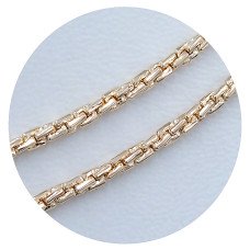Ланцюжок XР M&L. Позолота 18К. Довжина: 45 см. Ширина: 2 мм