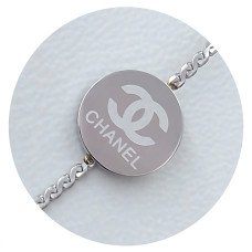 Ланцюжок із кулонами Stainless Steel. Сталь. Родій. Камені: циркон. Довжина: 42-47 см.