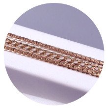 Браслет Stainless Steel. Сталь. Позолота ЧВ. Довжина: 17.5-21 см Ширина: 7 мм.