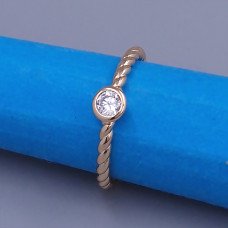 Каблучка XР. Позолота 18К. Камені: циркон. Є: 16р 17р 18р 19р 20р