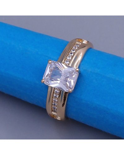 Каблучка XР. Позолота 18К. Камені: циркон. Є: 17р 18р 19р