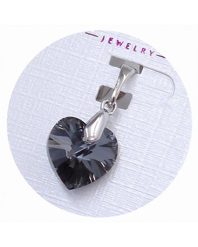 Кулон ХР. Родій. Камені: Swarovski. Довжина: 19 мм. Ширина: 10 мм.
