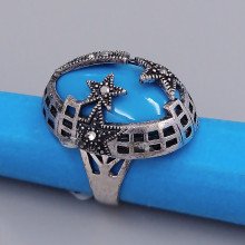 Каблучка під крапельне срібло. Ширина: 22 мм Є: 17р 18р 19р 20р